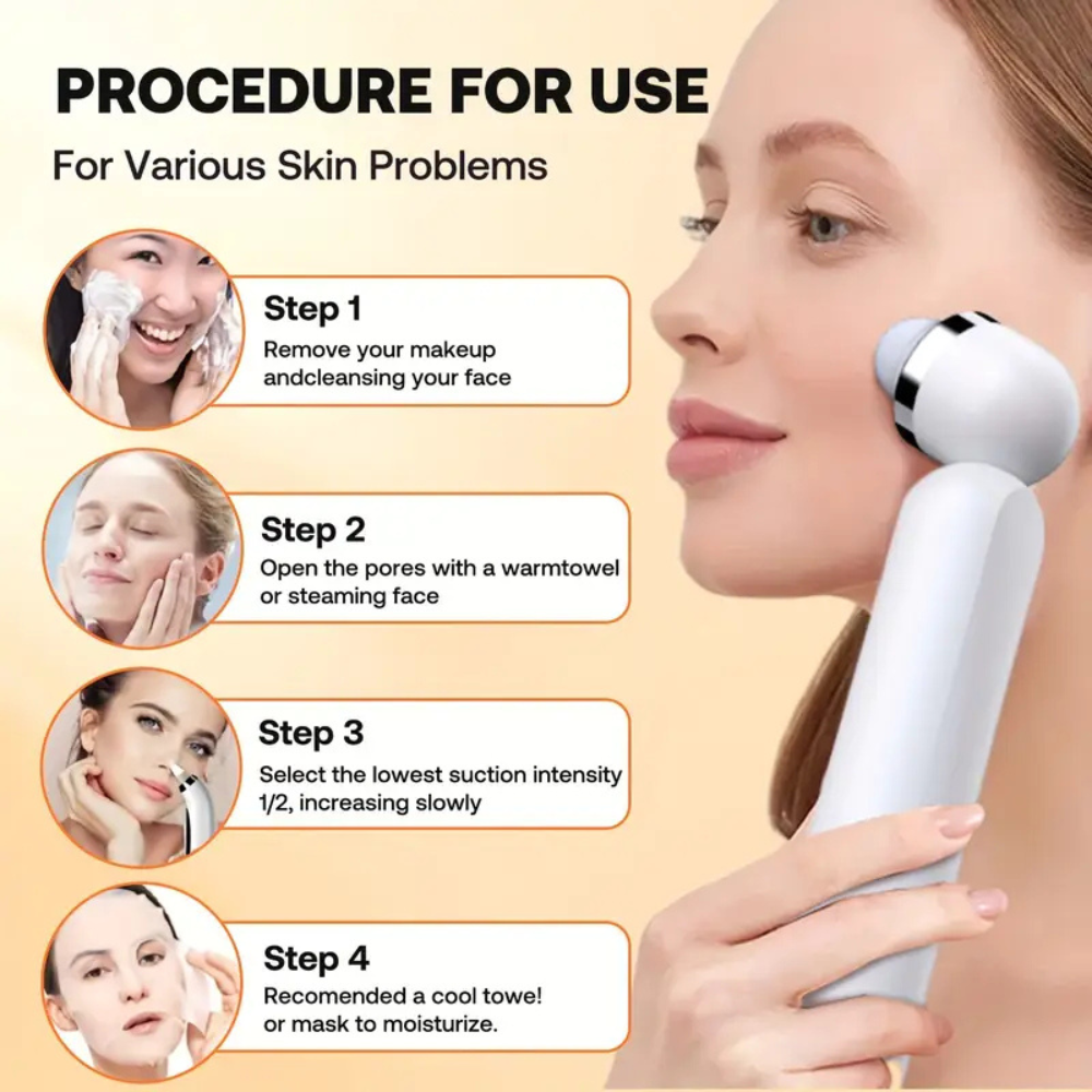 HD Visualization Electric Cleaning Blackhead Removal Machine